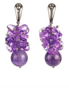 Серьги Бусики-колечки