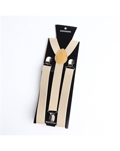 Подтяжки взрослые, ширина 2.5 см, цвет бежевый Nobrand