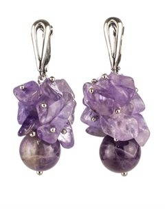 Серьги Бусики-колечки