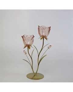 Декоративный подсвечник Rosa 20x12,5x35 см Arya home collection