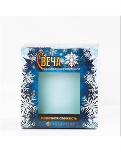 Свеча ароматизированная в стаканчике, морозная свежесть 1 Индокитай