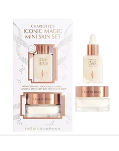 Дорожный набор Iconic Magic Mini Skin Set: Сыворотка + крем для лица Charlotte tilbury