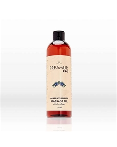 Антицеллюлитное массажное масло для тела с живым коллагеном PREAMUR PRO 500 Colla gen