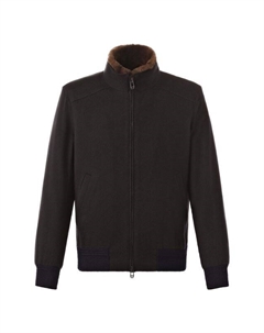 Бомбер с отделкой из меха нутрии Mvst