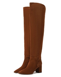 Замшевые ботфорты Anja 70 Paris texas