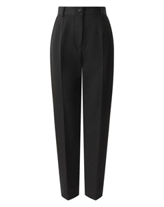 Брюки из шерсти и шелка Dolce&gabbana