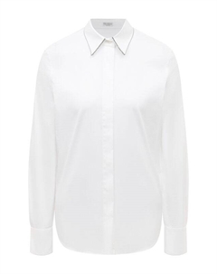 Хлопковая рубашка Brunello cucinelli