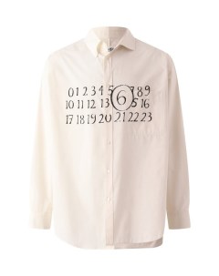 Хлопковая рубашка Mm6