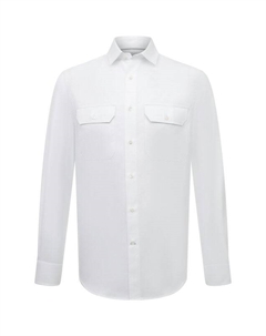 Хлопковая рубашка Brunello cucinelli