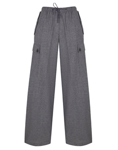 Брюки-карго шерстяные Aspesi