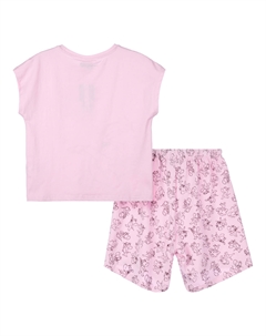 Комплект трикотажный для девочек: фуфайка (футболка), шорты Playtoday tween