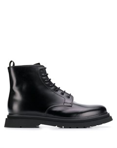 Prada ботинки на шнуровке 8 5 черный Prada