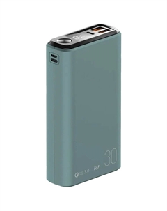 Внешний аккумулятор Olmio QS-30 30000mAh 22.5W Green