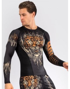 Рашгард Tiger Black/Neo Orange L/S Venum