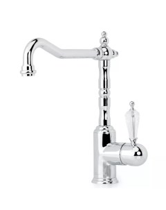 Смеситель для кухни Tradizionale 103-SW хром глянцевый, с кристаллом Swarovski Boheme