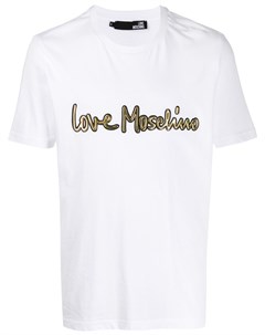 Love moschino футболка с логотипом s белый Love moschino