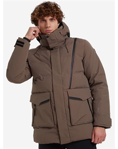 Пуховик мужской оверсайз Iivaara, Коричневый Luhta