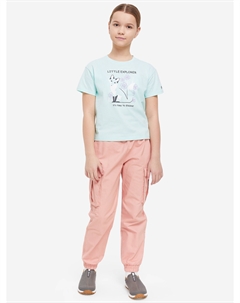 Футболка для девочек, Голубой Outventure