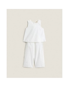 Пижама с цветочной вышивкой Zara home