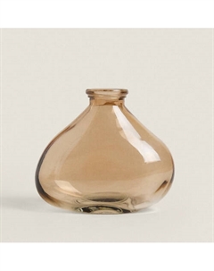 Зеленая стеклянная ваза Zara home