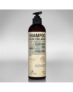 Шампунь для ежедневного применения с Живым Коллагеном Shampoo Alive Collagen 500 Colla gen