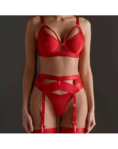 Комплект нижнего белья с поясом и подвязками-гартерами Allusar