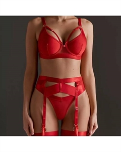 Комплект нижнего белья с поясом и подвязками-гартерами Allusar