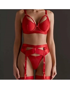 Комплект нижнего белья с поясом и подвязками-гартерами Allusar