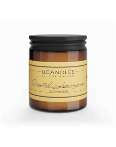 Свеча Oriental Lemongrass Botanique VASO 200 Ucandles