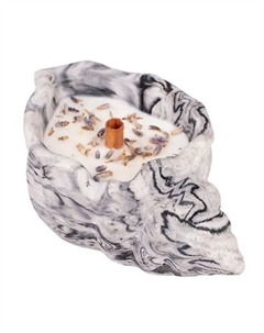 Ароматическая свеча Ракушка Лаванда для декора дома She style