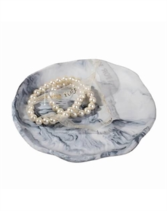 Декоративный поднос из гипса для свечей, мелочей, украшений, конфетница She style