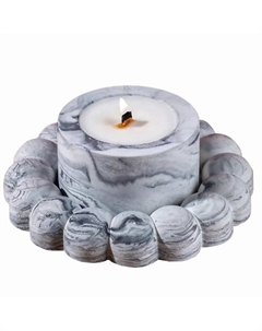 Подарочный набор из гипса арома свеча на подставке Гранатовый лимонад She style