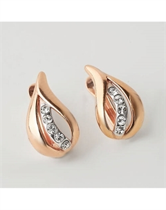 Серьги покрытые золотом Shine&beauty