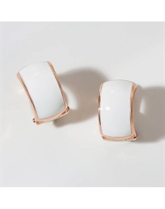 Серьги с эмалью покрытые золотом Shine&beauty