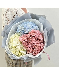 Букет цветов из гортензии 3 шт Л'этуаль flowers