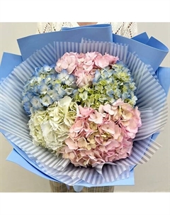 Букет цветов из гортензии 5 шт Л'этуаль flowers