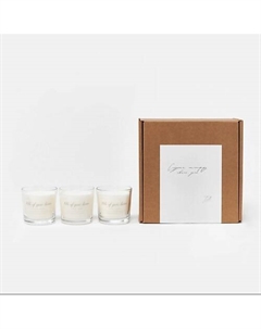 Набор ТРИ ароматические свечи Vibe of your home