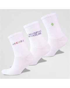 Набор женских повседневных носков с рубчиком, sims Monchini