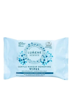 Деликатные влажные салфетки для снятия макияжа Gentle Makeup Removing Wipes Lumene