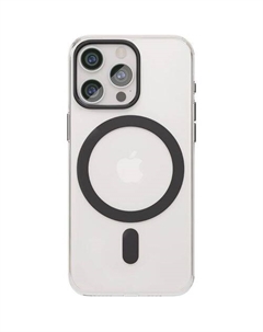 Чехол (клип-кейс) Diamond, для Apple iPhone 15 Pro Max, прозрачный/черный Vlp