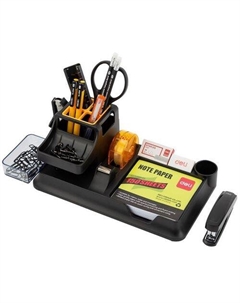 Органайзер настольный E38252A, 260x103x150, черный Deli