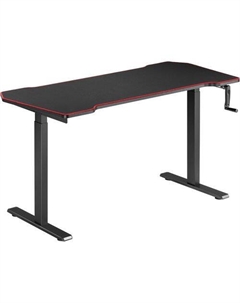 Стол компьютерный CS-MDL-BK, МДФ, черный Cactus