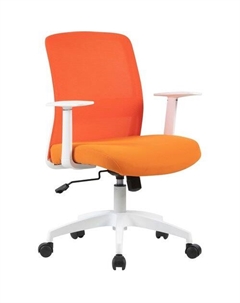 Кресло CS-WMC333-OR, на колесиках, сетка/ткань, оранжевый Cactus