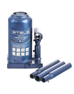 Телескопический бутылочный домкрат 51117, 6т, 170-420мм Stels