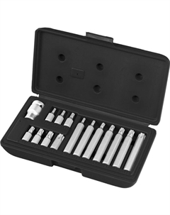 Набор бит TORX 11315 (шестигранный хвостовик, 10 мм, CrV, 15 предметов) Stels