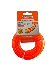 Леска для триммера GT3535-3.0-S-15 Sturm!
