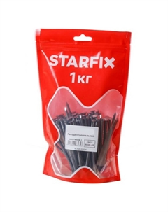 Гвозди строительные SMD2-65988-1 4.0х100 мм ГОСТ 4028-63 (1 кг. в дой-паке) Starfix
