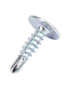 Саморез SMC2-50342-1000, 4.2х16 мм с прессшайбой, цинк, со сверлом (1000 шт в картонной упаковке) Starfix