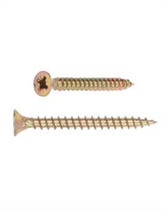 Шуруп универсальный SMC3-15415-1000, 3.0х35 мм, желтый цинк, 1000 шт. в картонной упаковке Starfix