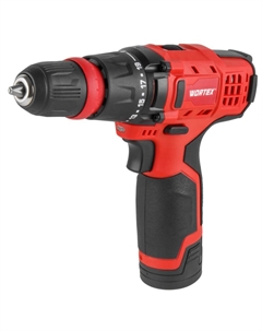 Аккумуляторная дрель-шуруповерт BD 1215 LiSET, в чемодане + 2 угловые насадки Wortex